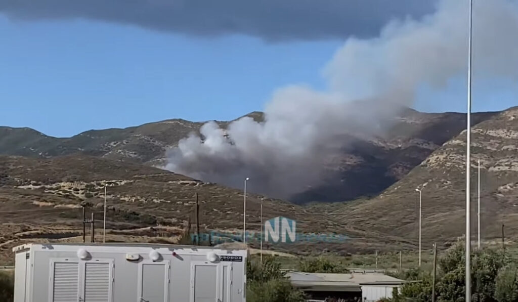 Μεσολόγγι: Εντός ορίων ΧΥΤΑ περιορίστηκε η φωτιά στον ‘Αγιο Συμεών