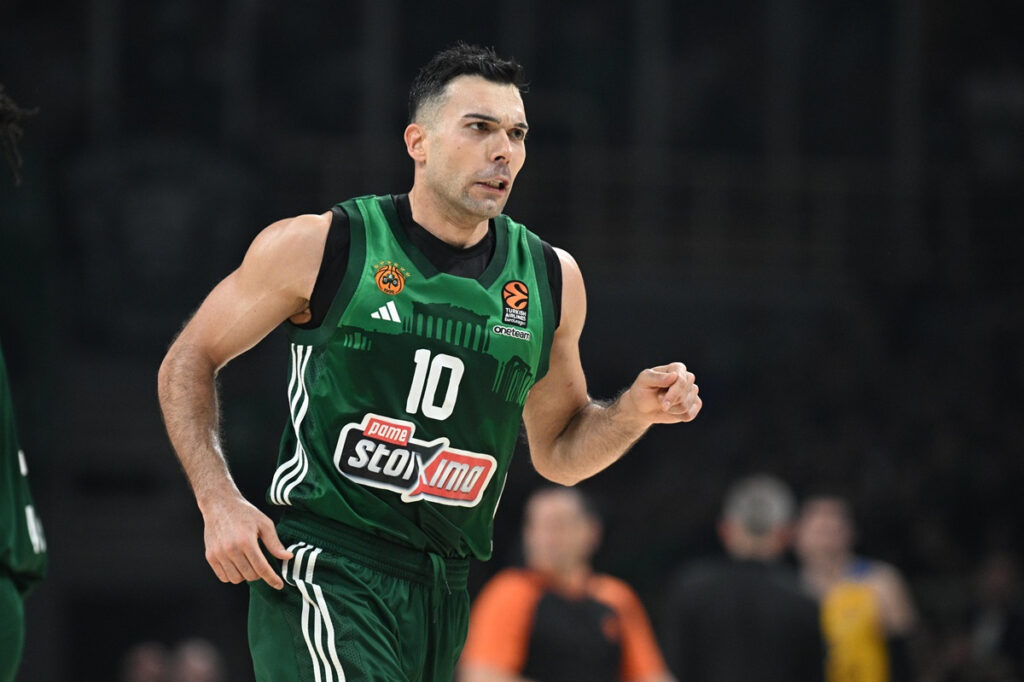 Euroleague: Ρεκόρ καριέρας για τον Κώστα Σλούκα στο ματς με τη Μακάμπι