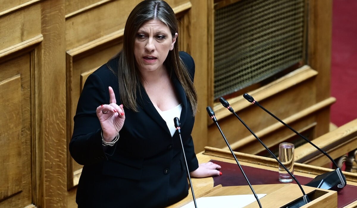 Ζωή Κωνσταντοπούλου: «Πάρτε θέση για την αναγνώριση του παλαιστινιακού κράτους, κ. Μητσοτάκη»