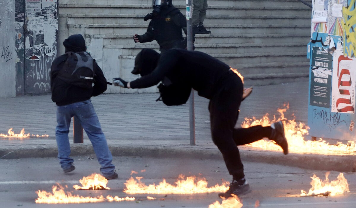 Επεισόδια στη Θεσσαλονίκη μετά το τέλος της πορείας