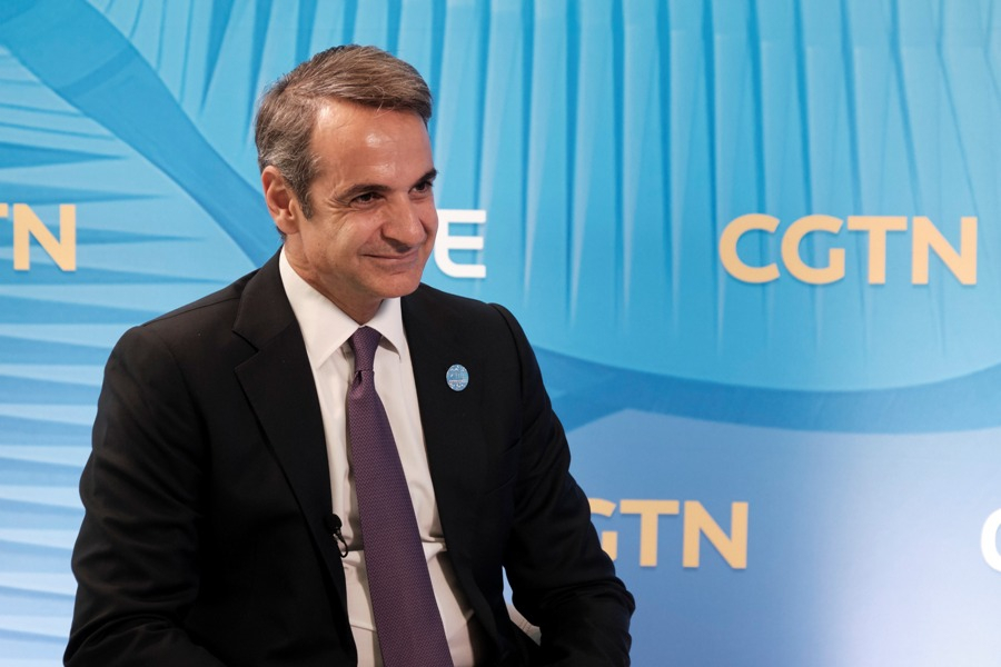Μητσοτάκης σε τηλεοπτικό δίκτυο της Κίνας: «Η Ελλάδα είναι open for business»