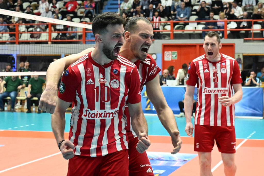 Κύπελλο Ελλάδας βόλει: Σε συγκλονιστικό τελικό νικητής ο Ολυμπιακός, 3-2 τον Μίλωνα