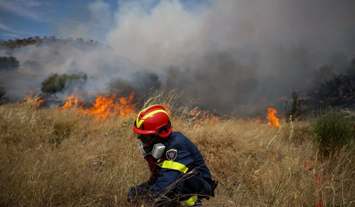 Φωτιά τώρα στον Μελισσουργό Θεσσαλονίκης – Σηκώθηκαν δύο αεροσκάφη