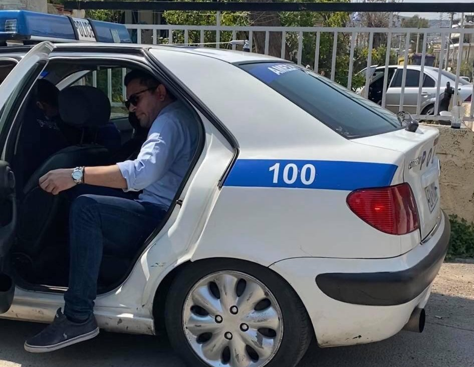 Στο αστυνομικό τμήμα ο Δήμαρχος Αγίων Αναργύρων Καματερού Σταύρος Τσίρμπας