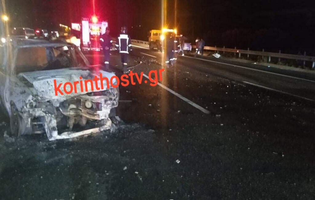 Τρομακτικό τροχαίο δυστύχημα στην Αθηνών Κορίνθου
