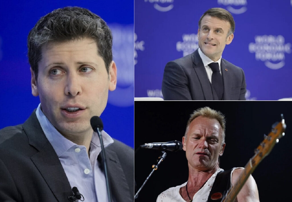 Οι πρωταγωνιστές του Νταβός 2024: Από τον Μακρόν και τον επικεφαλής της AI Open στον… Στινγκ