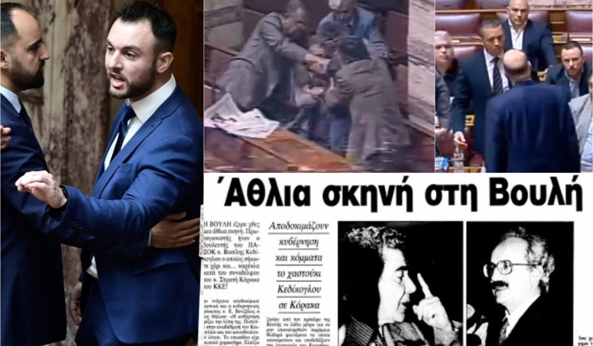 Όταν η Βουλή μετατρέπεται σε ρινγκ – Στιγμιότυπα με βουλευτές που πιάστηκαν στα χέρια