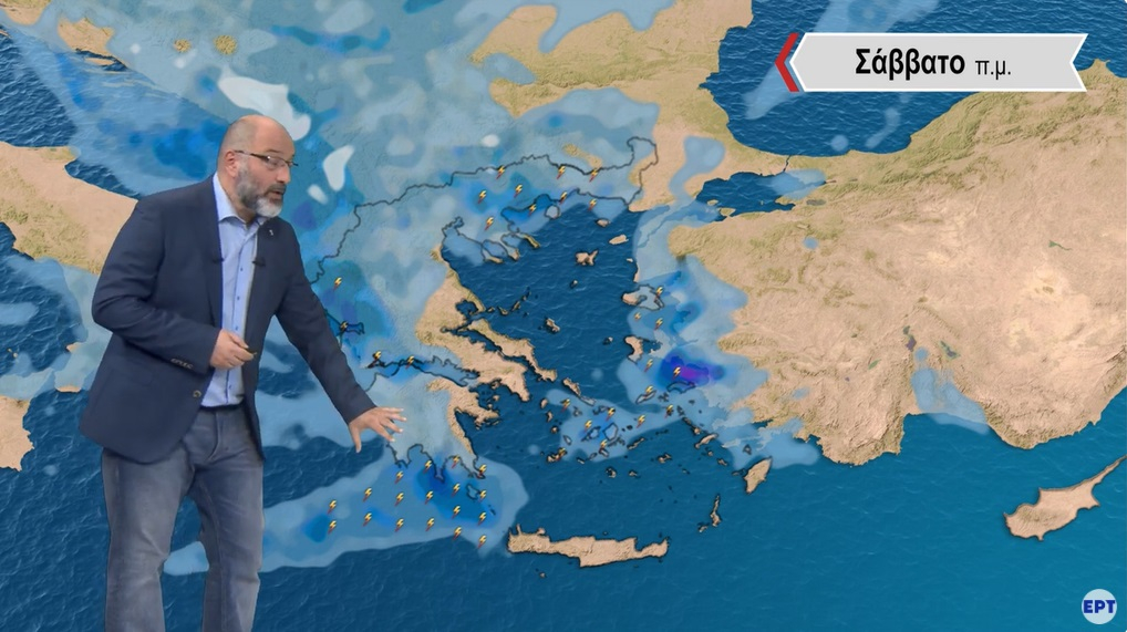 Σάκης Αρναούτογλου: Τα πρώτα στοιχεία για νέα σοβαρή κακοκαιρία (Βίντεο)