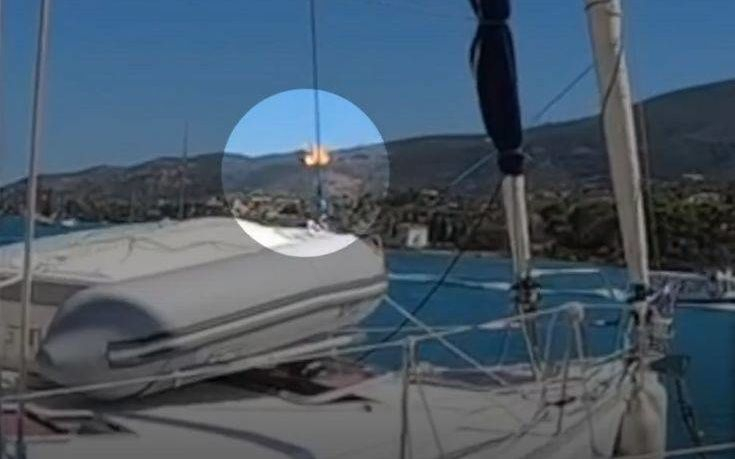 Πόρος: Βίντεο καταγράφει καρέ-καρέ την πτώση του ελικοπτέρου