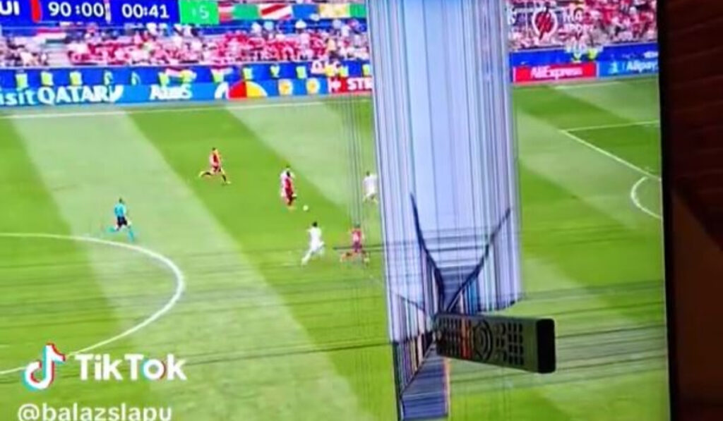 Euro 2024: «Ψύχραιμος» Ούγγρος κάρφωσε το τηλεκοντρόλ στην τηλεόραση