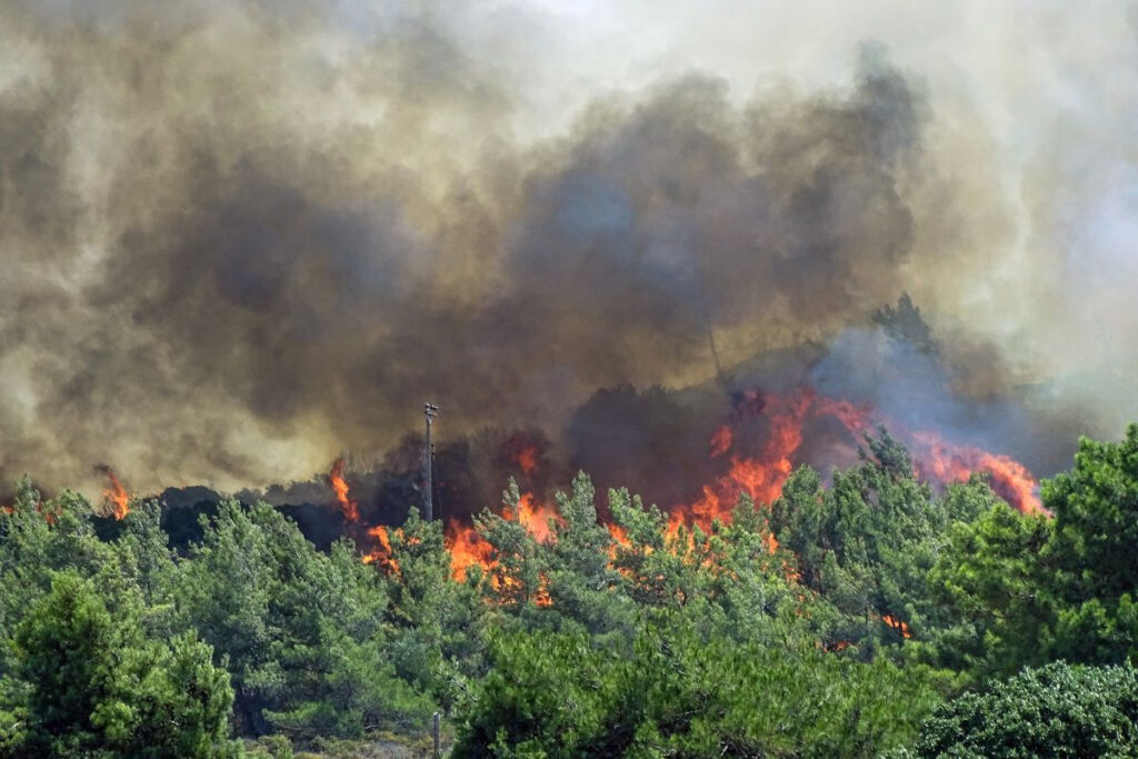 Επικίνδυνο «κοκτέιλ» ζέστης και ανέμων σήμερα – Οι περιοχές με αυξημένο κίνδυνο πυρκαγιάς