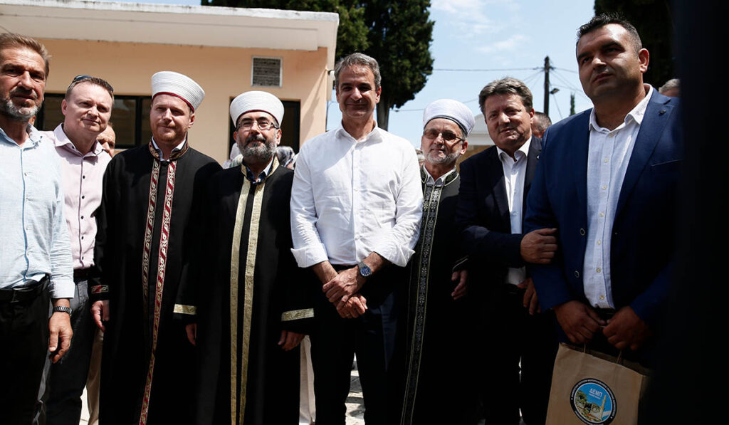 Περιοδεία Μητσοτάκη στην Κομοτηνή: Συνάντηση με εκπροσώπους της μουσουλμανικής μειονότητας