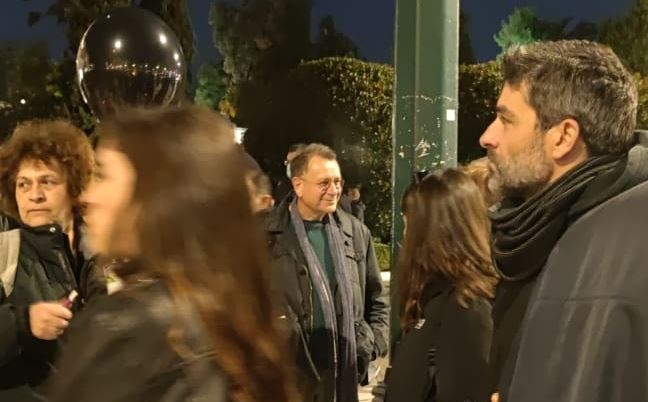 Πέτρος Λαγούτης: Με τη Μάρθα Λαμπίρη Φεντόρουφ στο Σύνταγμα το βράδυ της Παρασκευής