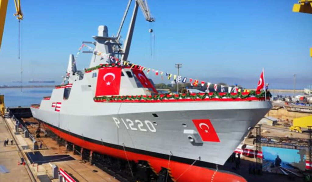 Το τουρκικό ναυτικό παραλαμβάνει σήμερα μια φρεγάτα, ένα USV και δύο πλοία υποστήριξης