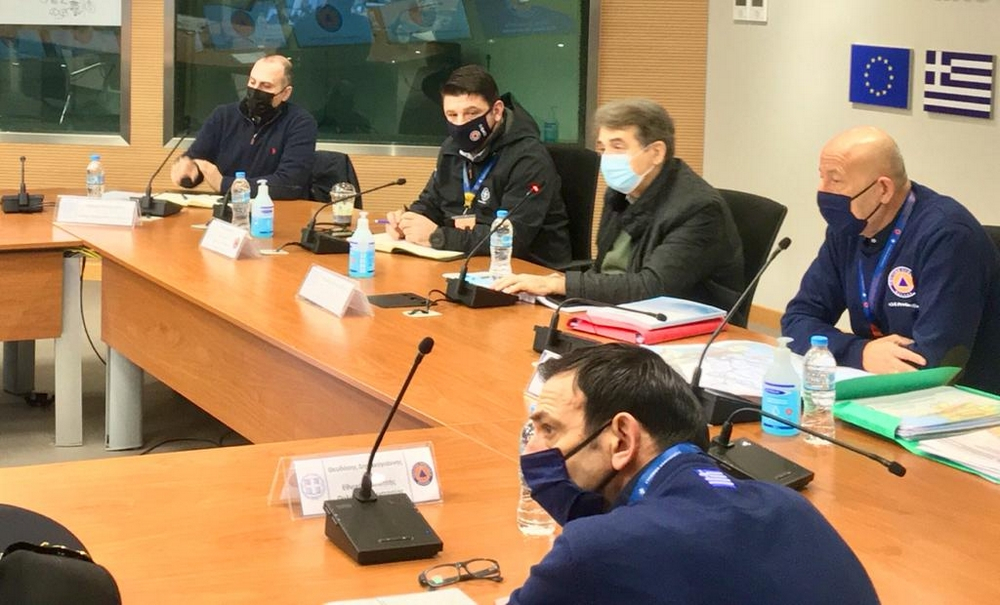 Κακοκαιρία «Λέανδρος»: Σε ετοιμότητα η Πολιτική Προστασία, έκτακτη σύσκεψη υπό τον Χρυσοχοΐδη
