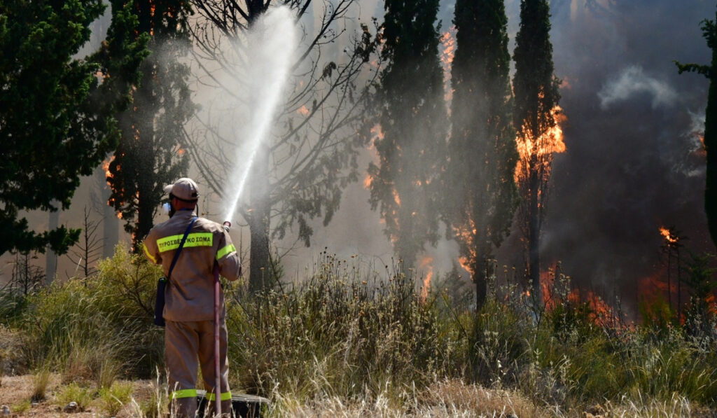 Φωτιά τώρα κοντά στην Αρχαία Ολυμπία – Μαίνεται το μέτωπο στην Ανδρίτσαινα