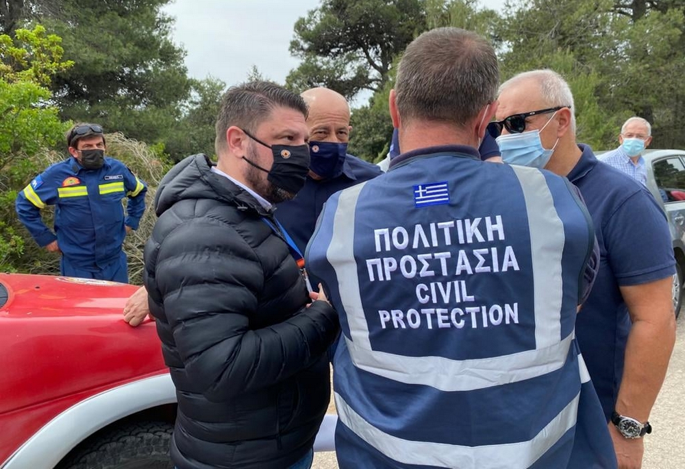 Στην Ιπποκράτειο Πολιτεία ο Χαρδαλιάς για την πορεία των καθαρισμών πυροπροστασίας