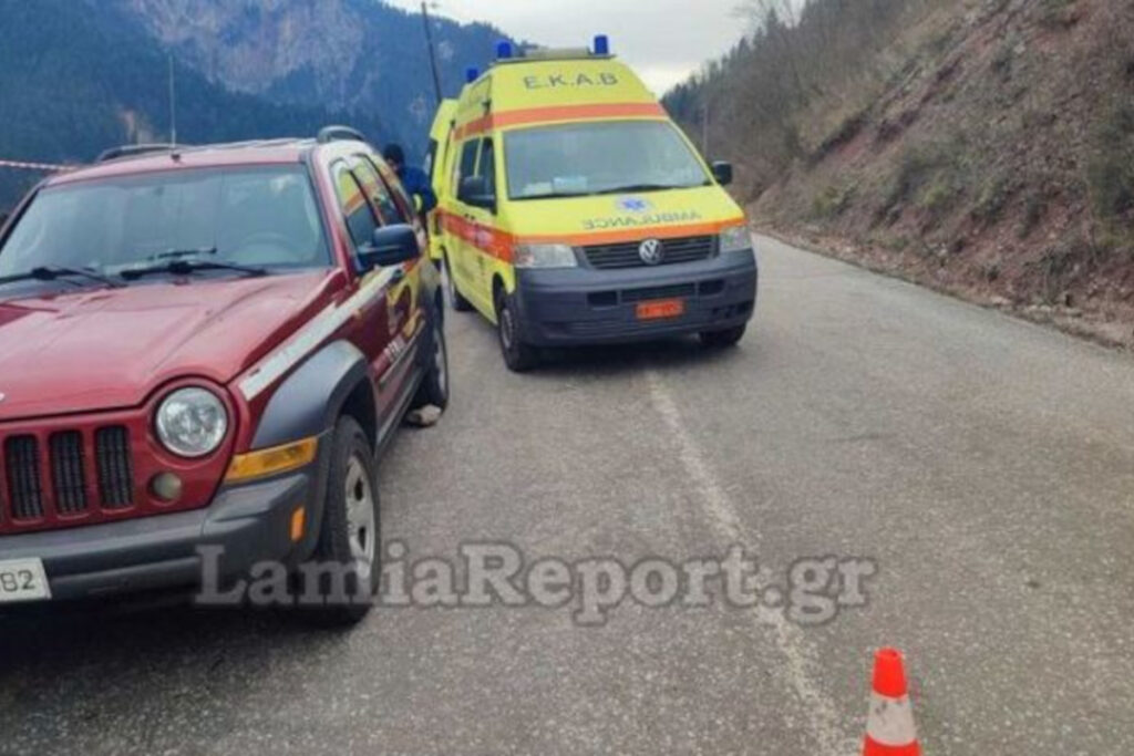 Ευρυτανία: Αυτοκίνητο έπεσε σε γκρεμό 60 μέτρων – Με ελαφρά τραύματα το ζευγάρι που επέβαινε