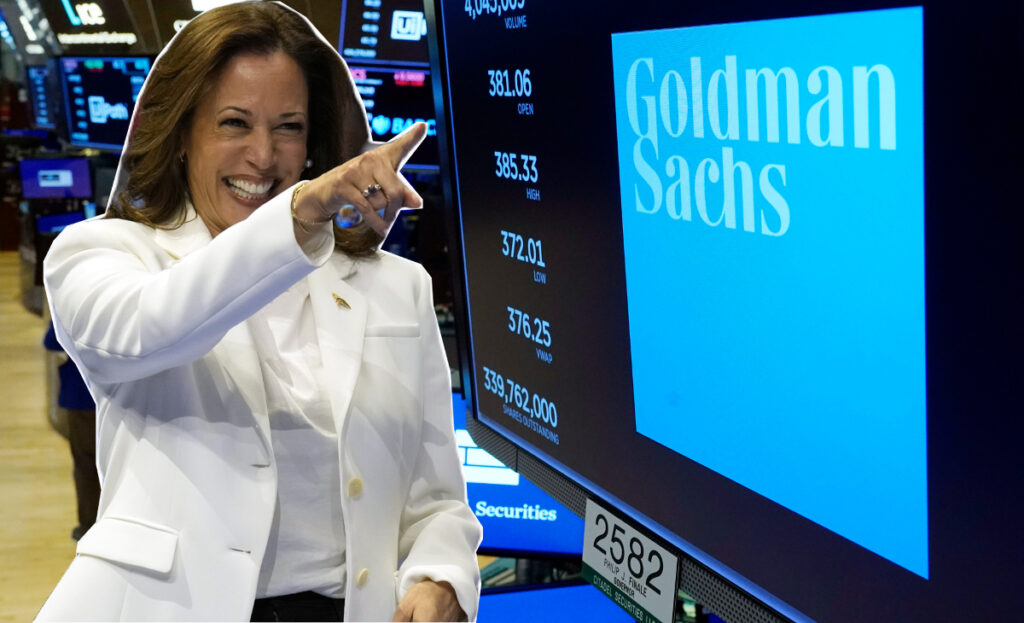 «Ψηφίζει» Κάμαλα η Goldman Sachs – «Θα πέσει το ΑΕΠ των ΗΠΑ, αν εκλεγεί ο Τραμπ»