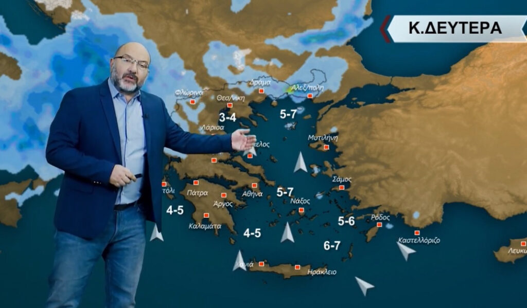 Σάκης Αρναούτογλου: Οι περιοχές με μπόρες την Καθαρά Δευτέρα – Από Τρίτη λασποβροχή