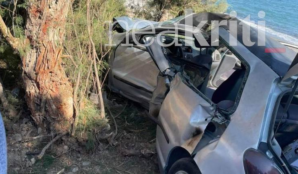 Κρήτη: Σοκαριστικό τροχαίο με απεγκλωβισμό 8χρονου παιδιού (Βίντεο)