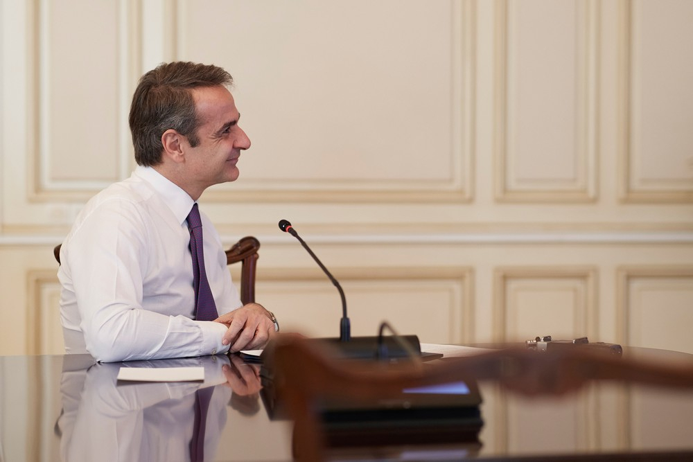Τηλεδιάσκεψη Μητσοτάκη με αθλητές για το πρόγραμμα «Ζήσε Αθλητικά»