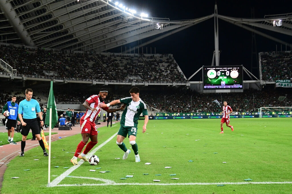 Παναθηναϊκός – Ολυμπιακός 0-0: Προσπάθησαν να παίξουν μπάλα, δεν κέρδισε κανείς