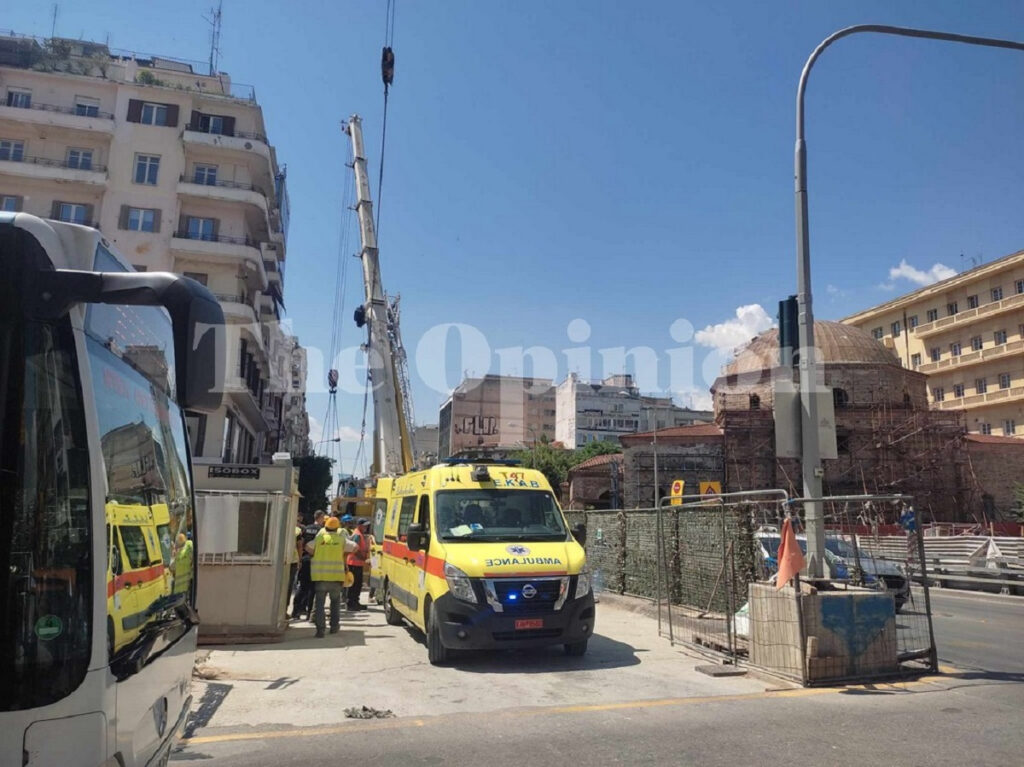 Εργατικό ατύχημα στο μετρό Θεσσαλονίκης