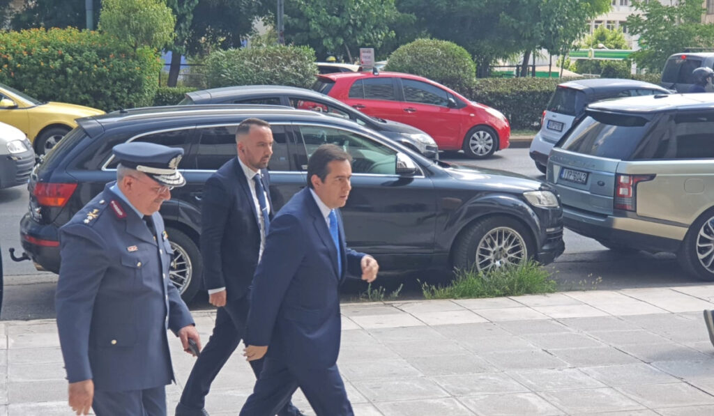 Στη ΓΑΔΑ ο υπουργός Προστασίας του Πολίτη Νότης Μηταράκης