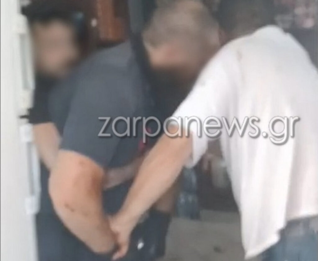 Χανιά: Σκληρό βίντεο από τη στιγμή που πέφτουν πυροβολισμοί σε μίνι μάρκετ