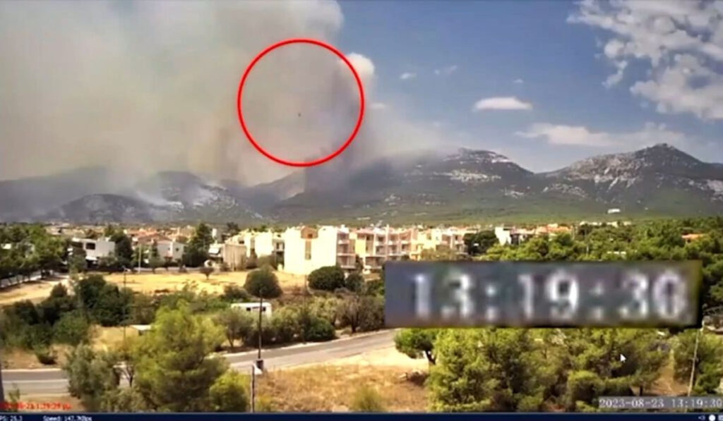 Φωτιά στην Πάρνηθα: Πώς ξέφυγε μέσα σε 30 λεπτά – Αποκαλυπτικό βίντεο