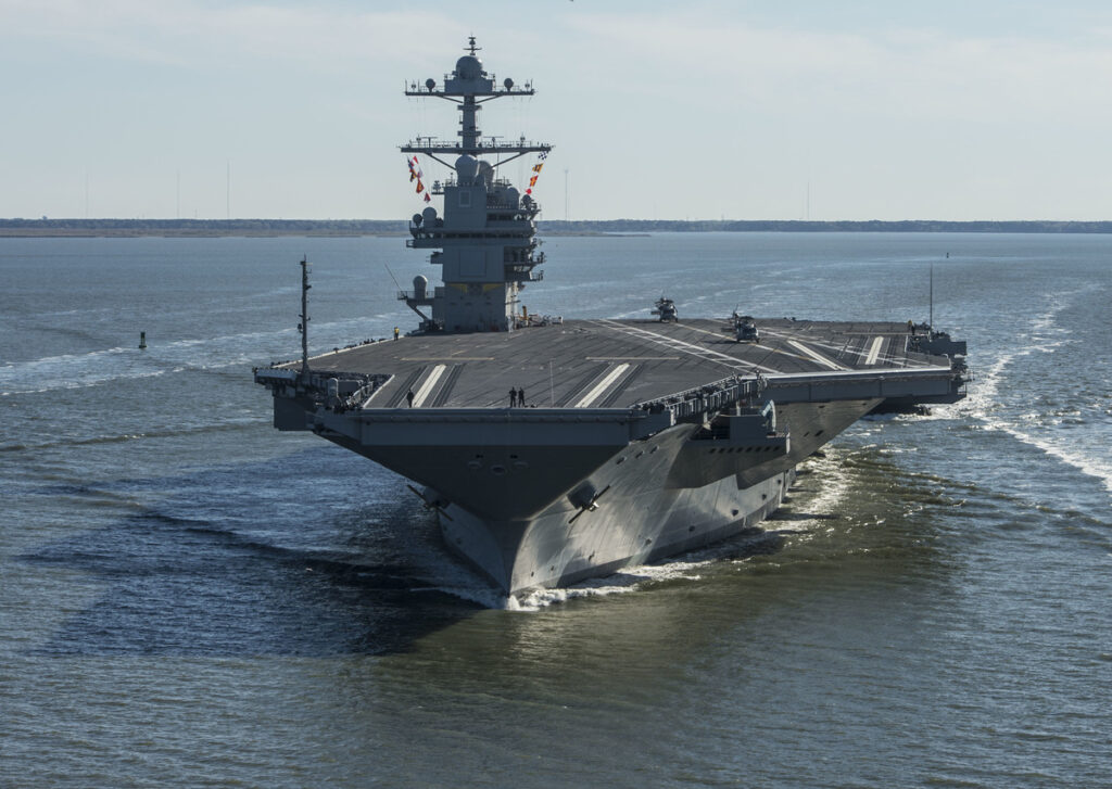 Οι ΗΠΑ στέλνουν το Αεροπλανοφόρο USS Gerald Ford κοντά στο Ισραήλ – Προσφέρουν πυρομαχικά στη χώρα