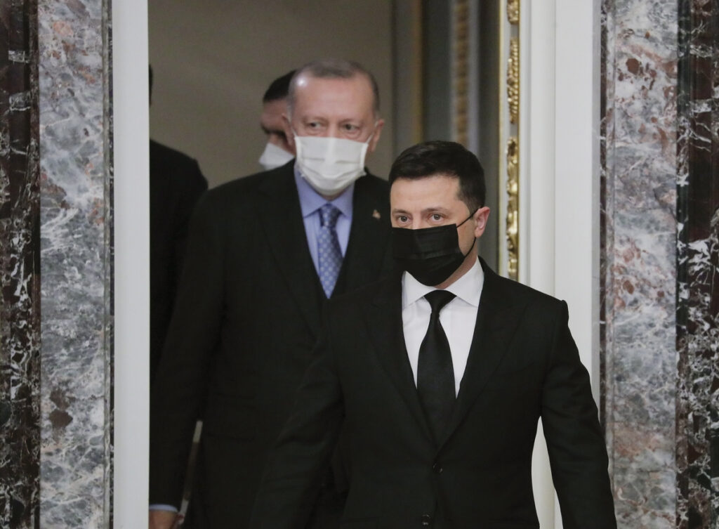 Επικοινωνία Ερντογάν – Ζελένσκι για την εξαγωγή σιτηρών