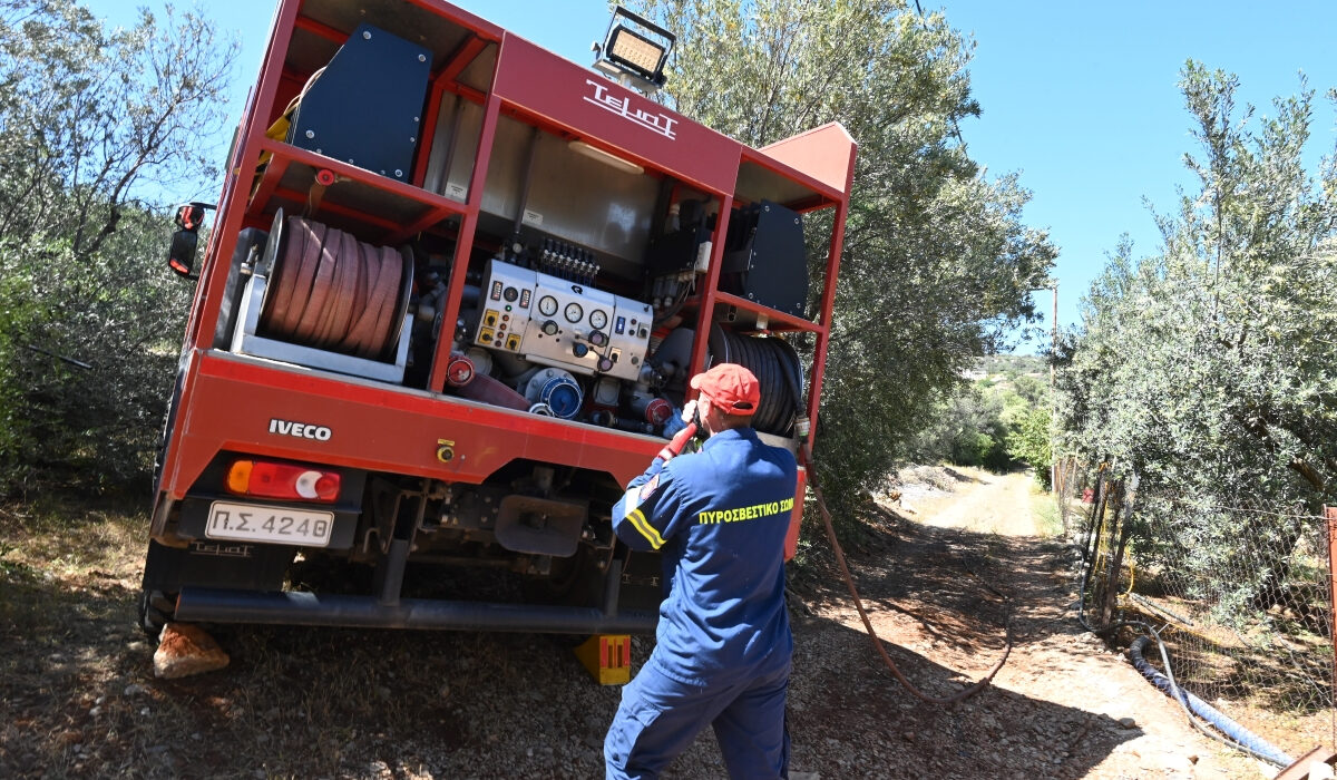 Λήξη συναγερμού για τη φωτιά στην Αχαΐα