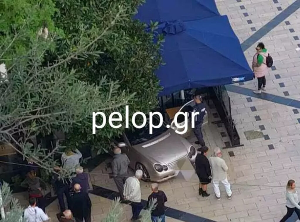 Πάτρα: Αυτοκίνητο έκανε όπισθεν και μπούκαρε σε καφετέρια