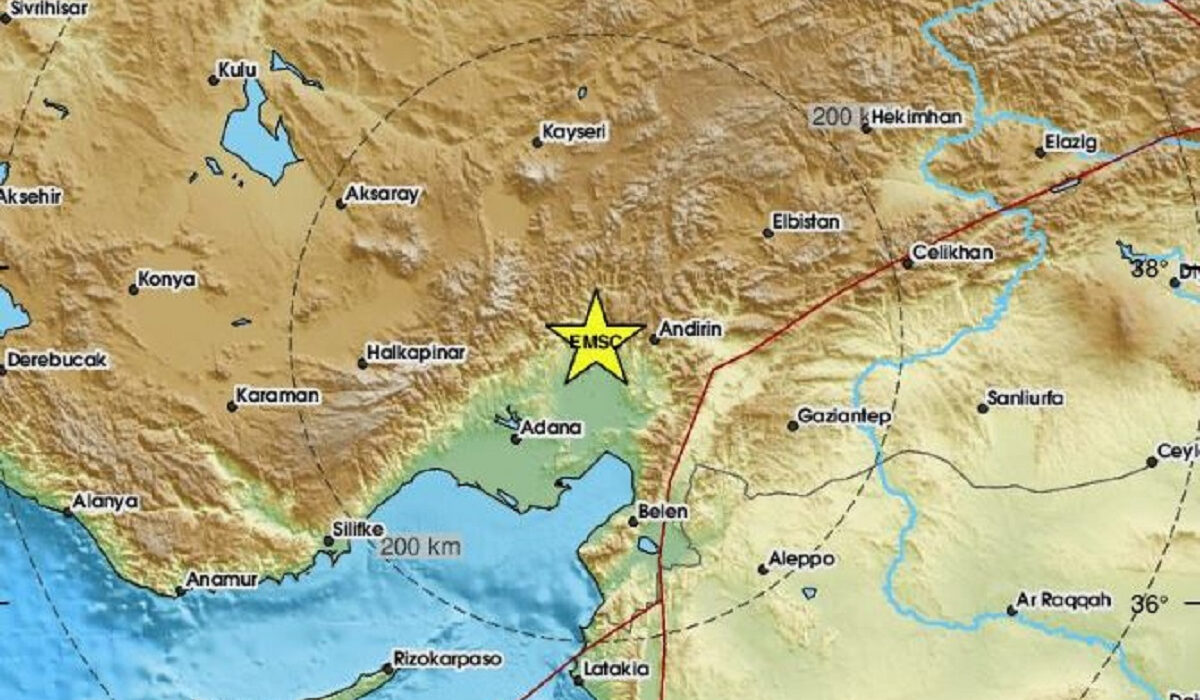 Σεισμός τώρα στην Τουρκία – 5,5 Ρίχτερ κοντά στα Άδανα
