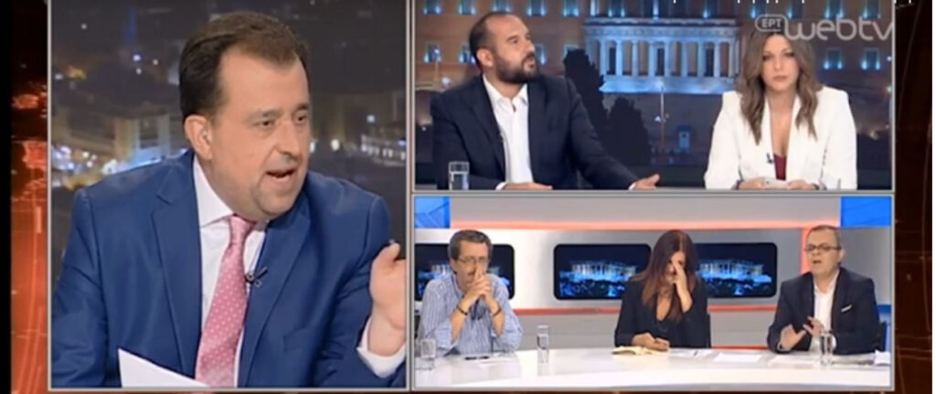 ΕΡΤ: Δημοσιογράφος αποχώρησε on air από το studio (video)
