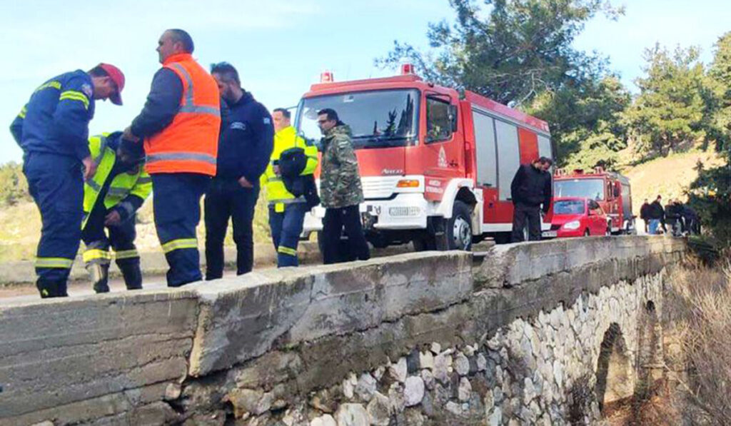 Κως: Πτώση τζιπ από γέφυρα – Δυο 18χρονοι νεκροί και ένας τραυματίας