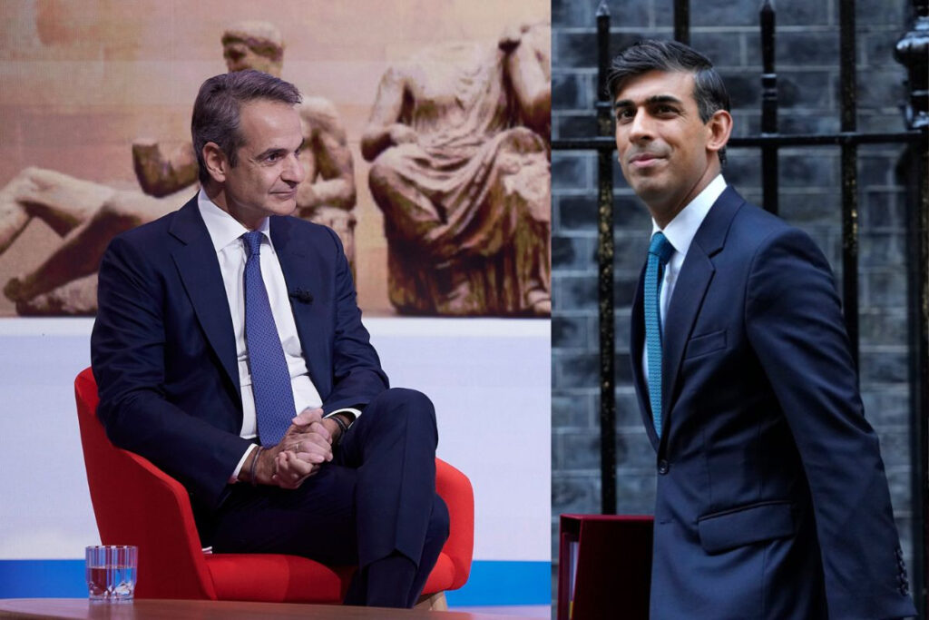London calling: Το «θερμό επεισόδιο» Σούνακ – Μητσοτάκη, τα Γλυπτά και τα… Eurofighter