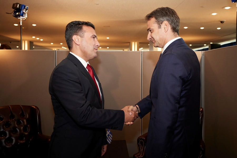 Συνάντηση Μητσοτάκη – Ζάεφ στο Thessaloniki Summit 2019