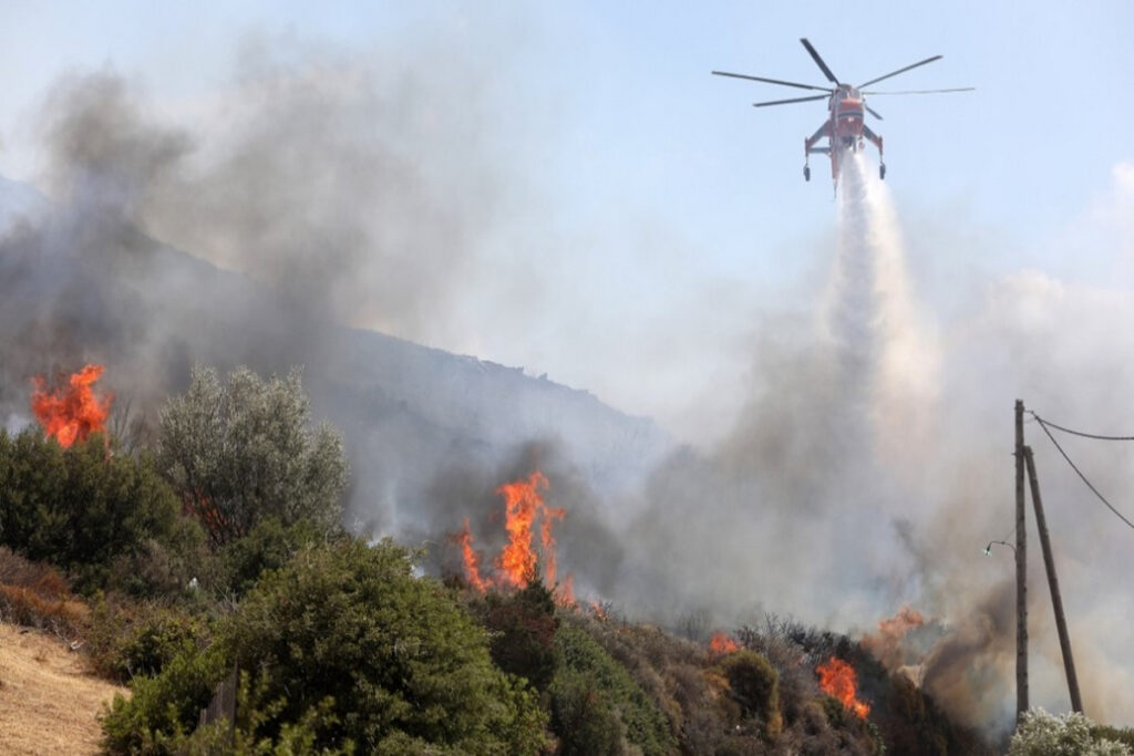Φθιώτιδα: Οριοθετήθηκαν και οι τέσσερις φωτιές