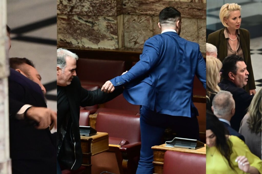 O πρώην βουλευτής των Σπαρτιατών, Φλώρος, γρονθοκόπησε βουλευτή της Ελληνικής Λύσης μέσα στη Βουλή