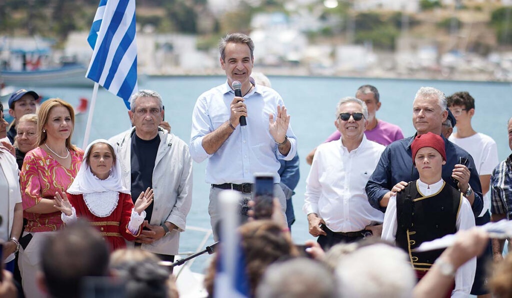 Μητσοτάκης από Λειψούς: Αποδείξαμε ότι η πατρίδα μας έχει σύνορα και στη θάλασσα και στον αέρα και στη στεριά