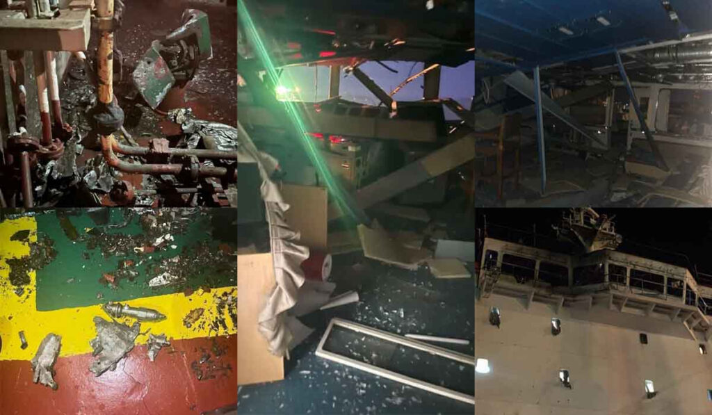 Ρωσικές ρουκέτες διέλυσαν στην Οδησσό πλοίο Κύπριου εφοπλιστή (εικόνες)