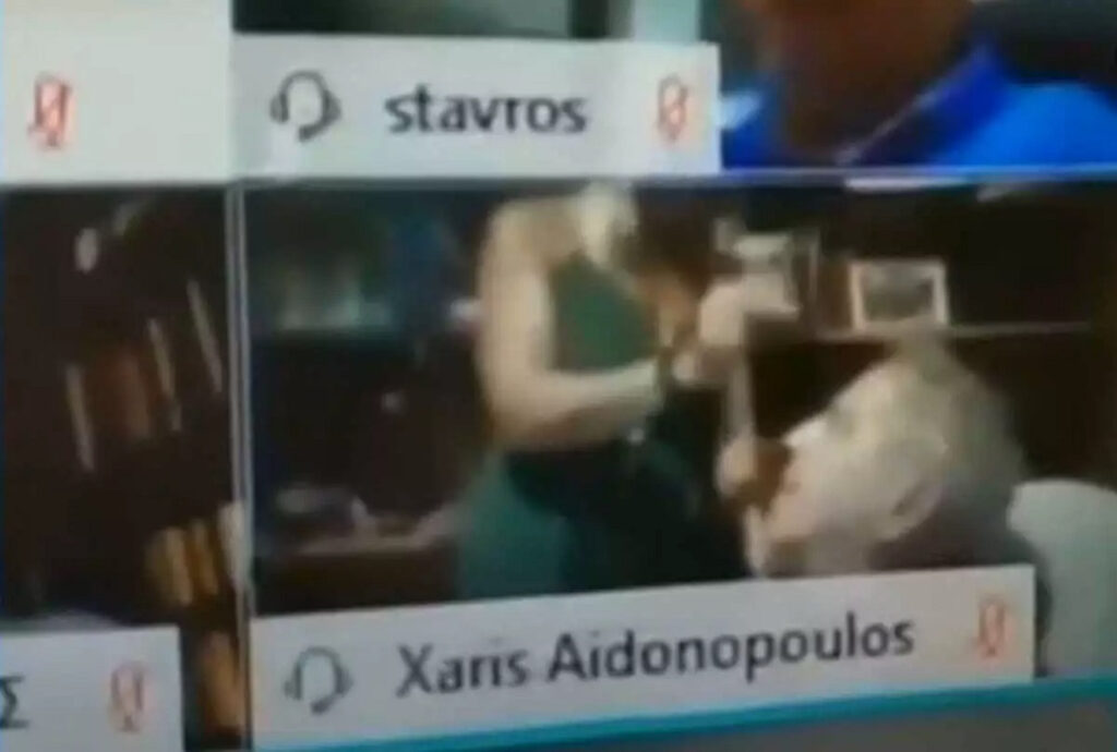 Live ξεμάτιασμα στον αντιδήμαρχο Θεσσαλονίκης, Χάρη Αηδονόπουλο