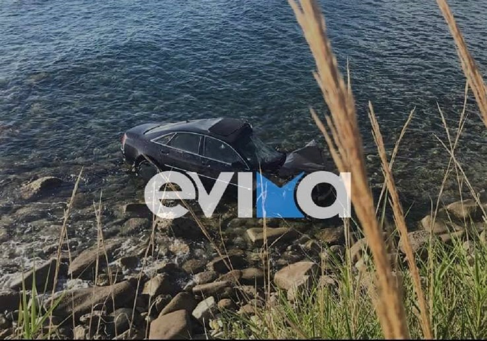 Κύμη: Αυτοκίνητο έκανε «βουτιά» στην θάλασσα