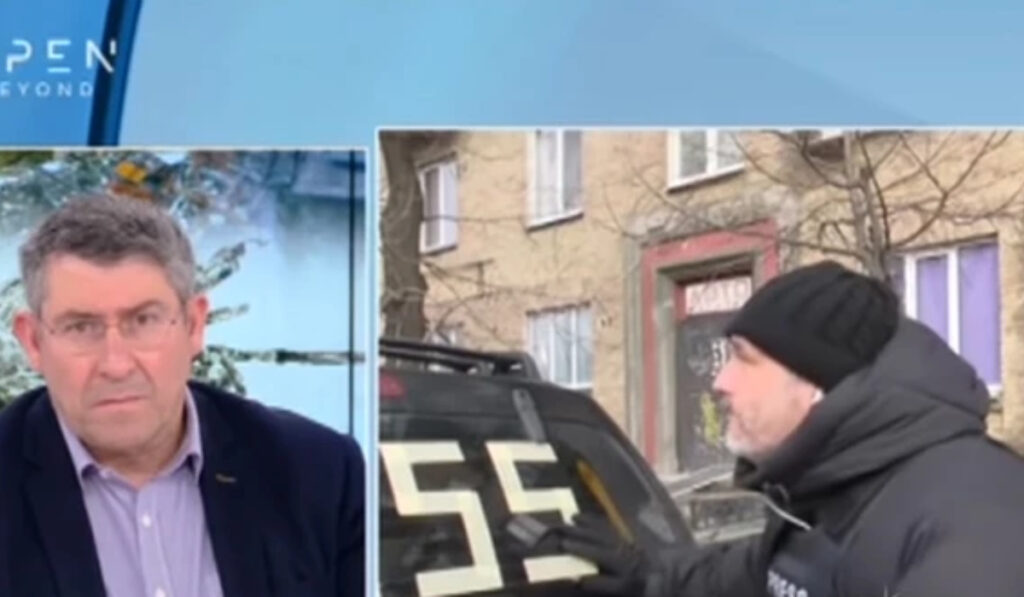 Πόλεμος στην Ουκρανία: Έκρηξη στον «αέρα» του OPEN (Βίντεο)
