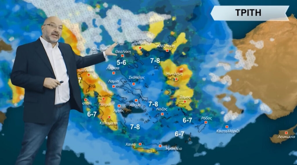 Σάκης Αρναούτογλου: Χιόνια και κάτω από τα 1000 μέτρα την Τρίτη, οι περιοχές