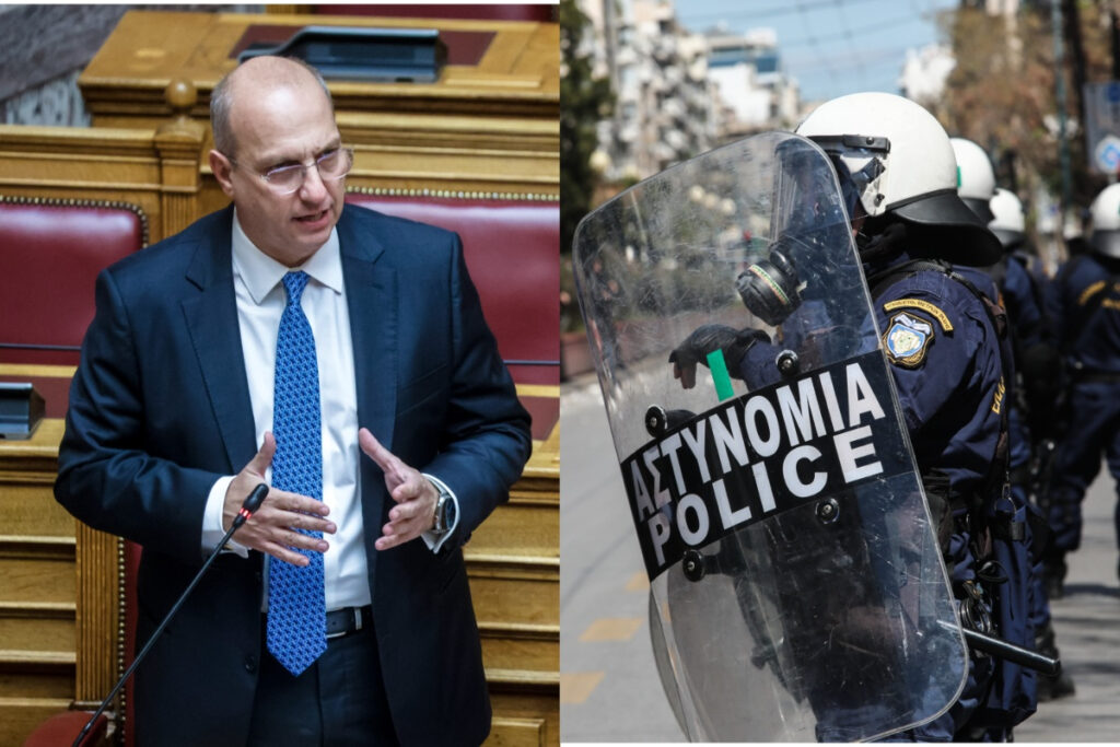 Ο διάλογος του υπουργού με τα ΜΑΤ που κατέληξε σε αδιέξοδο:«Δεν είμαστε σεκιουριτάδες»