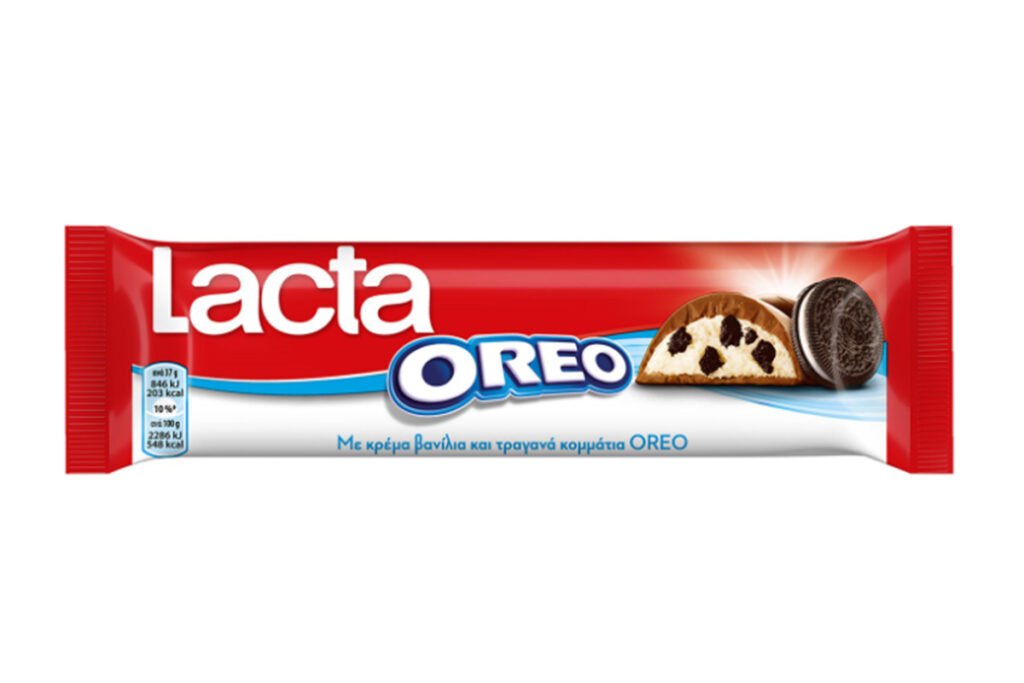 Ανακαλούνται μπάρες σοκολάτας Oreo Lacta 37 γρ.